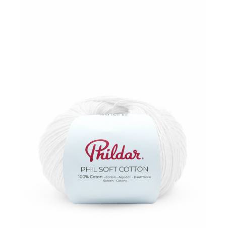 Phil Soft Cotton coloris blanc