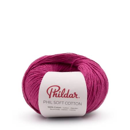 Phil Soft Cotton  coloris bougainvillier