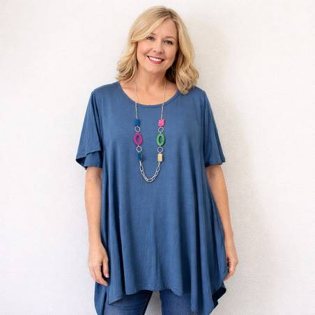 Tunique Azul Taille Unique | Hélène Riu