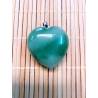 Pendentif Aventurine coeur - Bouton d'Or