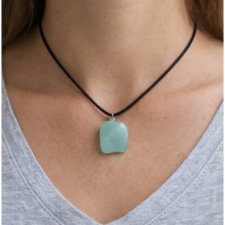 Pendentif Aventurine Grüne - Prospérité