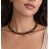 COLLIER oeil de tigre - Hélène Riu