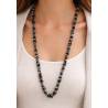 Collier Obsidienne Neige 40cm | Bouton d'Or - Bouton d'Or