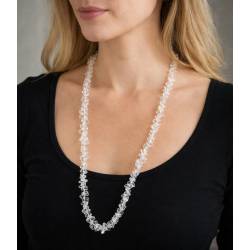 sautoir en cristal de roche