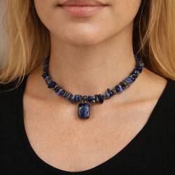 collier Lapis lazuli