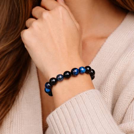 Bracelet triple protection 10 mm | Bouton d'Or