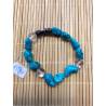 Bracelet Turquoise 6-8 mm, tour 18-19 cm — Hélène Riu - Hélène Riu