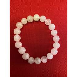 Bracelet Quartz Rose 10 mm — Tendresse | Hélène Riu