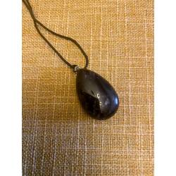 Pendentif en pierre de améthyste