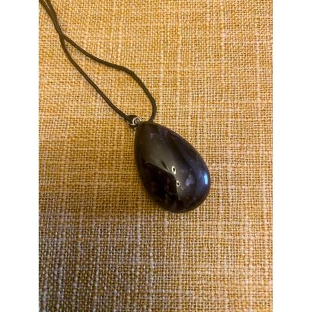 Pendentif en pierre de améthyste