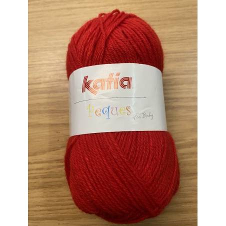 Lot de 7 Pelotes Katia Rouge