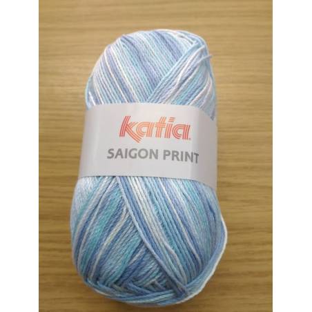 Saigon Print Katia Coloris 83 100g - Fil Acrylique Dégradé
