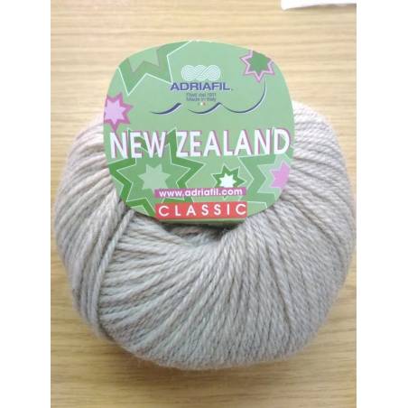 New Zealand Adriafil Beige - Laine Vierge Naturelle