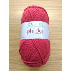 Cabotine Phildar Cerise - Coton Acrylique Éclatant