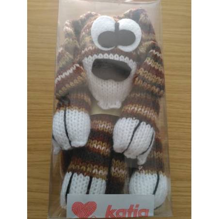 Kit echarpe a tejer chien marrón 50
