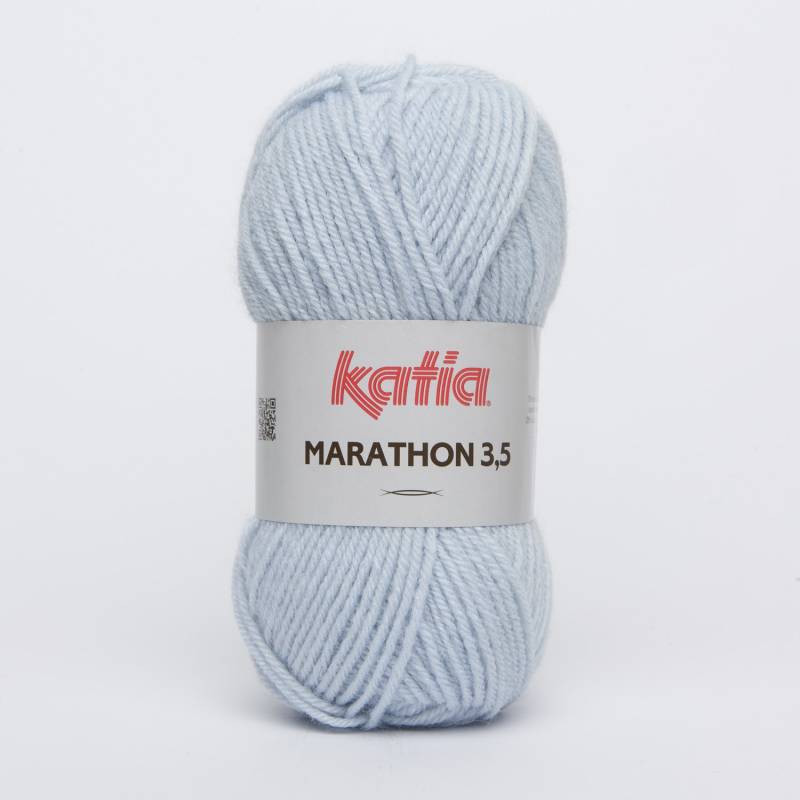 Katia Marathon3.5  coloris n°34 bleu ciel