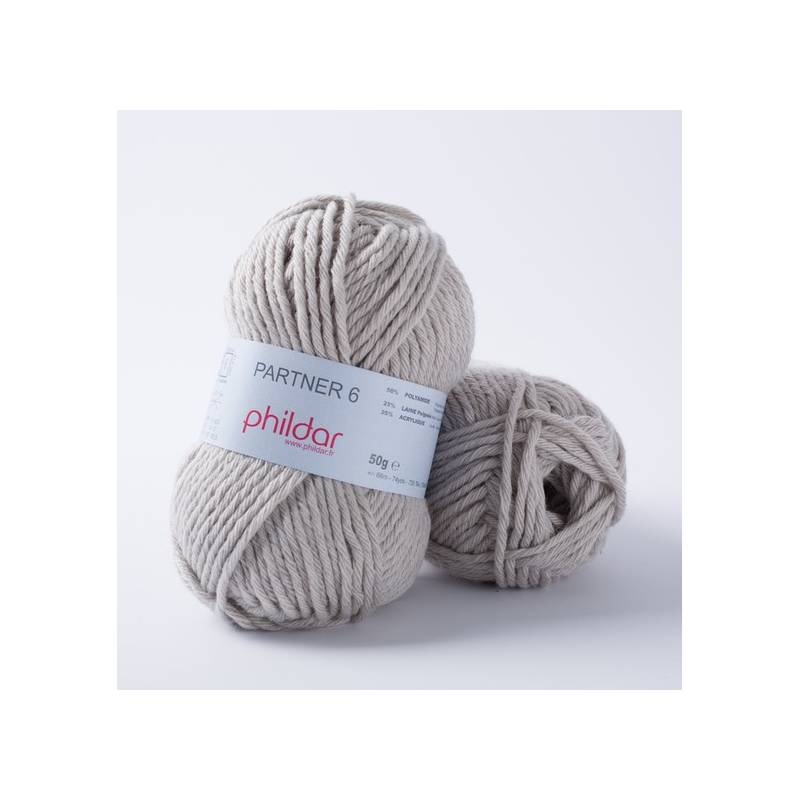 Partner 6 Phildar - Laine Débutant Résistante 50g | Heleneriu Partner 6 Phildar - Laine Débutant Résistante 50g | Heleneriu