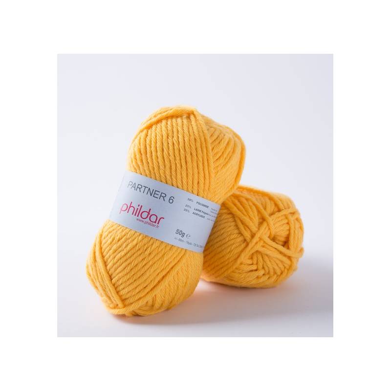 Partner 6 Phildar Orge Mixte Résistant Famille - Laine Phildar