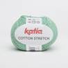 Katia Cotton Stretch Vert 87% Coton - Pelote Laine Élastique