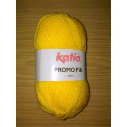 Promo Fin Katia Jaune Abricot - Acrylique Économique