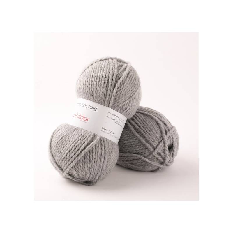Phil Looping Phildar Flanelle - Laine Bouclée Douce | Heleneriu