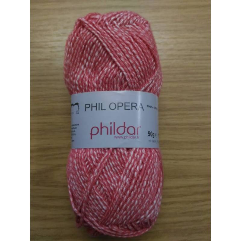Phil Opera Phildar Rose Saumon - Coton Premium 50g | Heleneriu
