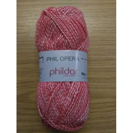 Phil Opera Phildar Rose Saumon - Coton Premium 50g | Heleneriu