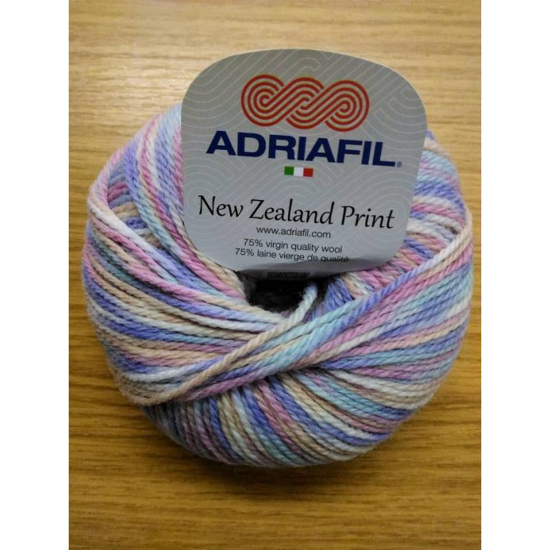 New Zealand Print Adriafil 027 - Laine Multicolore