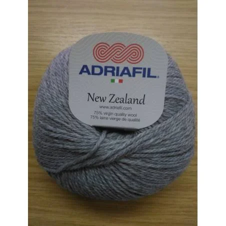 New Zealand Adriahilo Gris - Lana Vierge Italienne