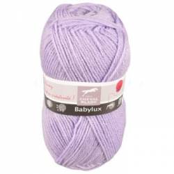 Babylux Cheval Blanc Parme - Laine Bébé Tendre