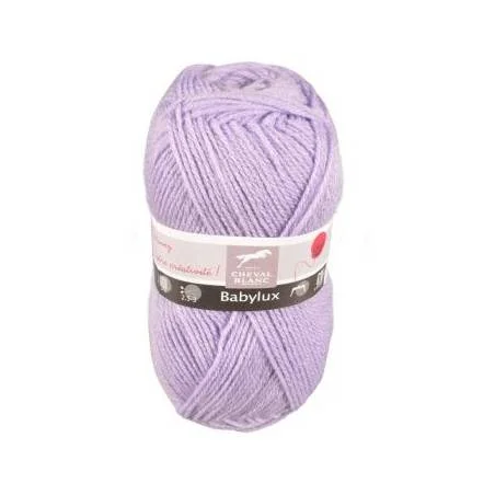Babylux Cheval Weiß parme | Wolle Baby | Hélène Riu