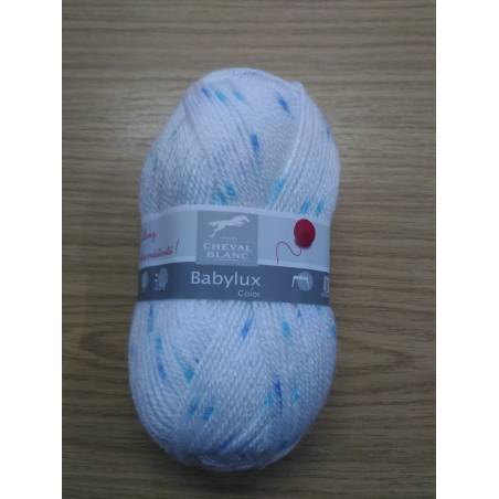 Babylux Color Cheval Blanc 404 100% Acrylique Coloré - Laine Cheval Blanc