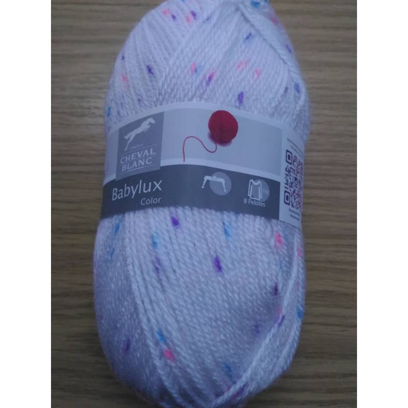 Babylux Color Cheval Blanc 411 - Laine Éveil Bébé