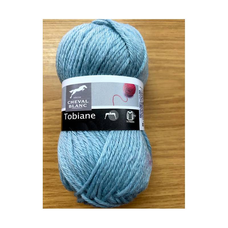 TOBIANE  bleu gris lueur  coloris 085